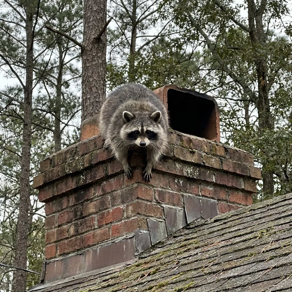 Raccoon Removal in Columbus, GA: Chimney Raccoons