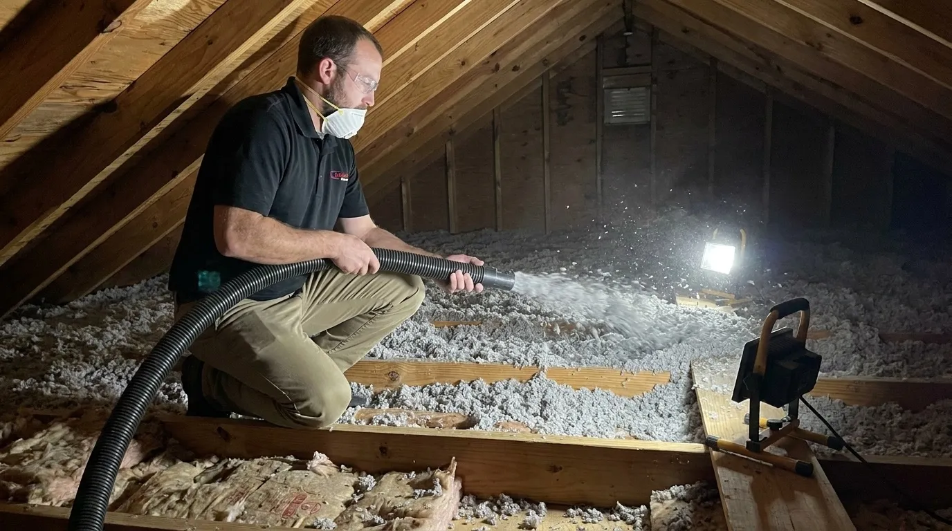 Silverfish Treatment in Columbus, GA: Attic Insulation