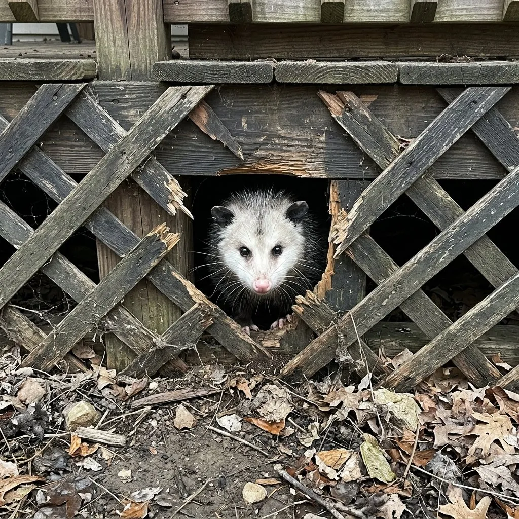 Opossum Removal in Columbus, GA: Under-House Removal